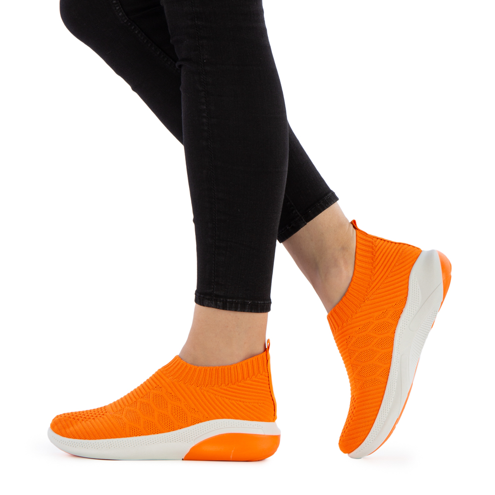 Pantofi sport dama Gusta portocalii kalapod.net imagine reduceri
